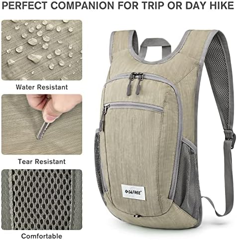 G4Free 10L/15L Hiking Backpack Lightweight Packable Hiking Daypack Small Travel Outdoor Foldable Shoulder Bag