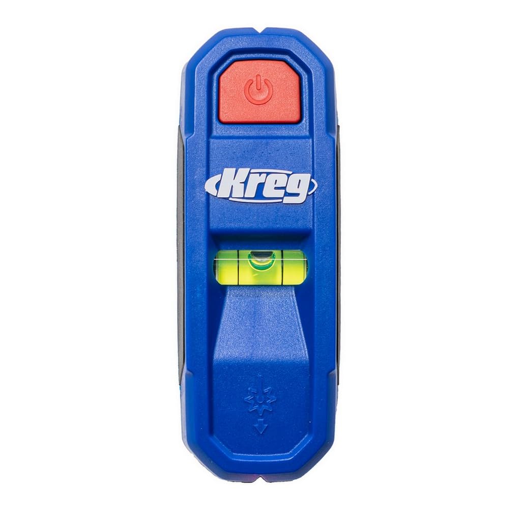 Kreg KMM1000LZ - Kreg Magnetic Stud Finder with Laser-Mark - Stud Finder & Wall Scanner - Magnetic Stud Finder Tool - with Precise Stud Magnet