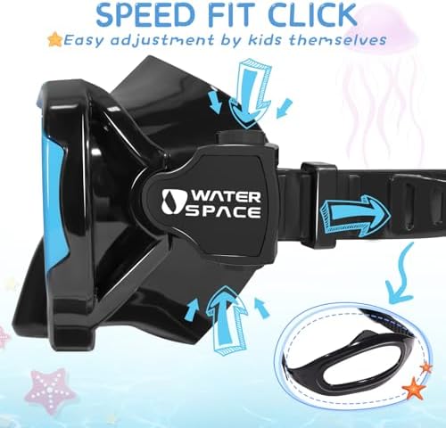 Kids Swimming Goggles Swim Mask with Nose Cover for Kids Youth 3-15, Anti-Shattered Lens UV Protection No-leak