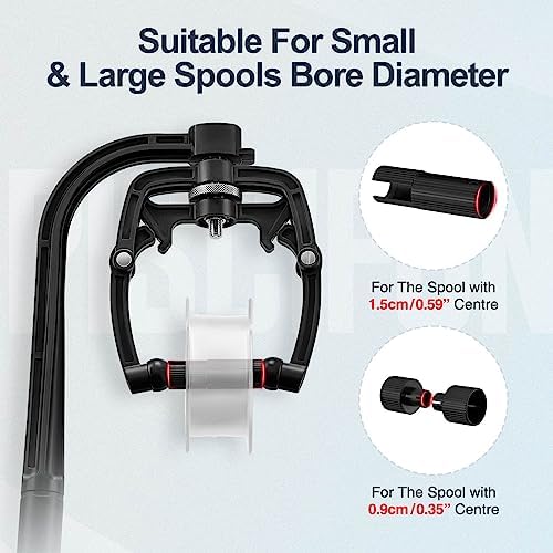 Piscifun Fishing Line Winder Spooler Machine Spinning Reel Spool Spooling Station System Automatic Spools Holder