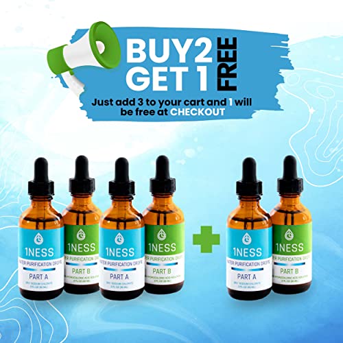 Chlorine Dioxide Kit | 2 Part Liquid Classic 1:1Set Hydrochloric Acid 4% (HCl) : Sodium Solution 28% (2oz)