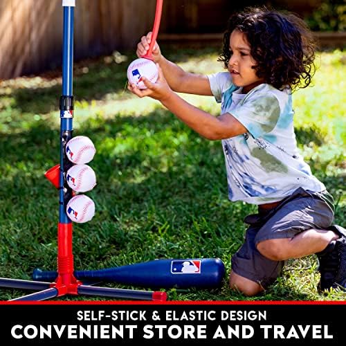 Franklin Sports Grow-with-Me Kids Baseball Batting Tee + Stand Set for Youth + Toddlers - Youth Baseball, Softball + Teeball Hitting Tee Set for Boys + Girls