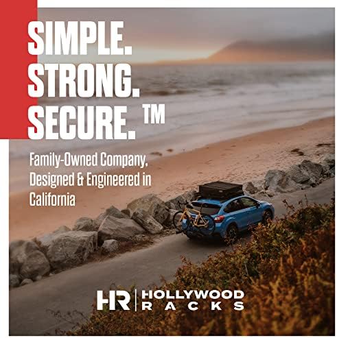 Hollywood Racks Destination 4 Hitch Bike Rack, Lightweight, Black - Platform Style Bike Rack for Car Carries up to 4 Bikes for Safe, Secure Transport - Fits Most Bike Styles, Sizes and Models