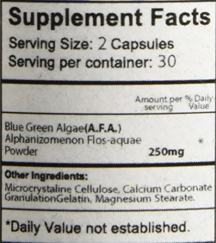 Bioxtron Natural Stem Cell Supplement Capsules - Blue Green Algae and Spirulina - Supports Energy, Joint, Muscle, Immune Health - Stem Cell Regenerator - 60 Capsules (30 Servings)