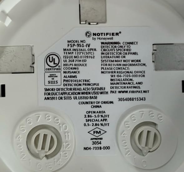 NOTIFIER FSP-951-IV Detector FSP 951 IV