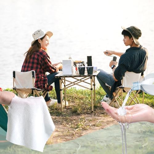 MCPINKY 580PCS Compressed Towels, Bulk Disposable Towels for Face Portable Washcloths for Travel Expandable Wipes Tablets Survival Gear Kit for Outdoors Camping Hiking Hotel