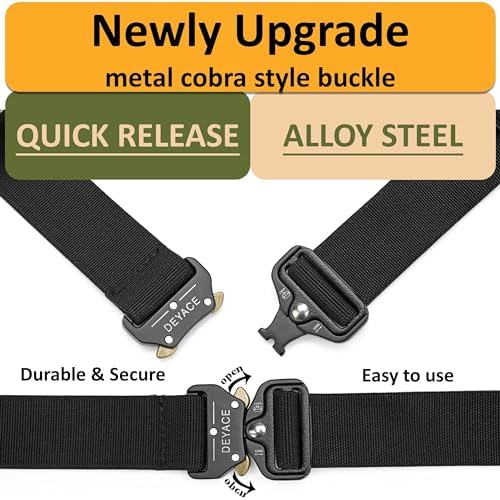 Concealed Carry Fanny Pack, Quick-Release Metal-Buckle Tactical Fanny Pisto Pack for Men, Military Molle Pistol Waist Bag