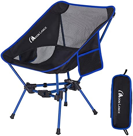 MOON LENCE Portable Camping Chair Backpacking Chair - The 4th Generation Ultralight Folding Chair - Compact, Lightweight Foldable Chairs for Hiking Mountaineering, Beach