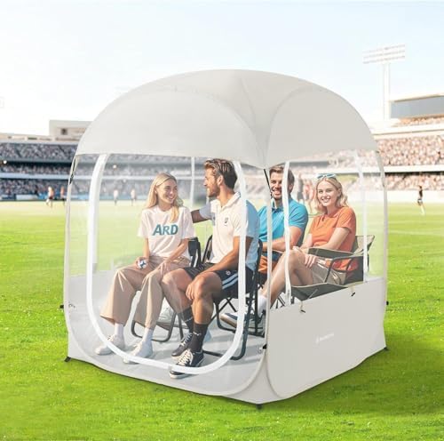 Sports Tent, Instant Weather Proof Clear View Bubble Tent with Carry Bag, Portable & Foldable Pop Up Tents Shelter for Watching Sports Events, Camping, Fishing