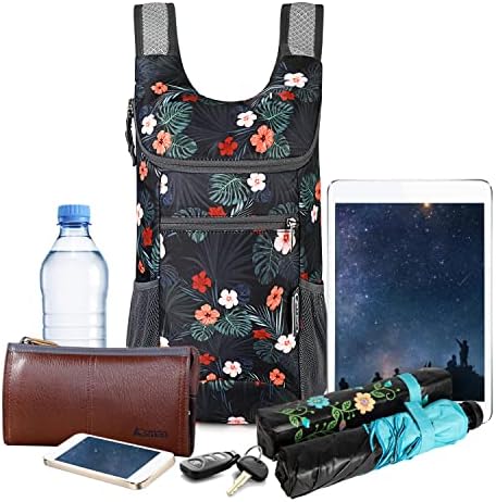 G4Free Lightweight Packable Hiking Backpack for Men Women Small Hiking Daypacks Foldable Shoulder Pack Casual Outdoor Bag