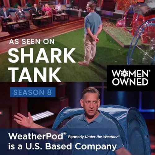WeatherPod® The Original Shark Tank MyPod™ 1-2 Person Pop-Up Pod - Stay Warm, Dry, and Out of The Sun - Weather Pod for Sports, Rain, or Wind