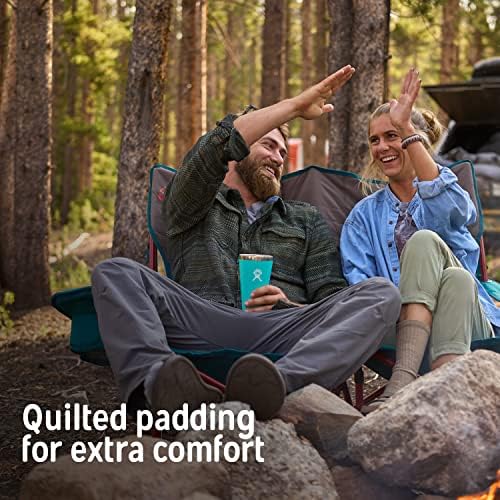 Kelty Low Loveseat Double 2 Person Camping Chair, Two Person Foldable Seat for Festivals, Concerts, Tailgates, Beach Days, Low Seat Height