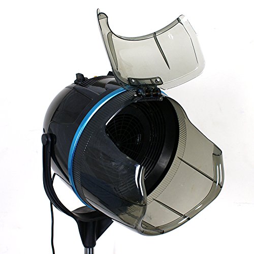 Epetlover 1300W Adjustable Hooded Hair Dryer Professional Stand Up Bonnet Hair Dryer Salon Equipment with Rolling Base for Home Hair Drying