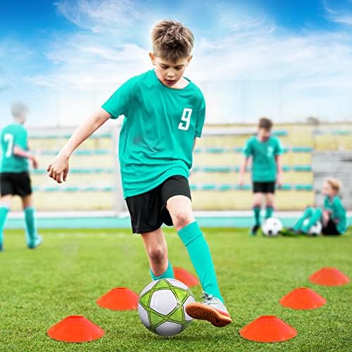 Kids Soccer Goals for Backyard Set - 2 of 4' x 3' Portable Soccer Goal Training Equipment, Pop Up Toddler Soccer Net with Soccer Ball, Soccer Set for Kids and Youth Games, Sports
