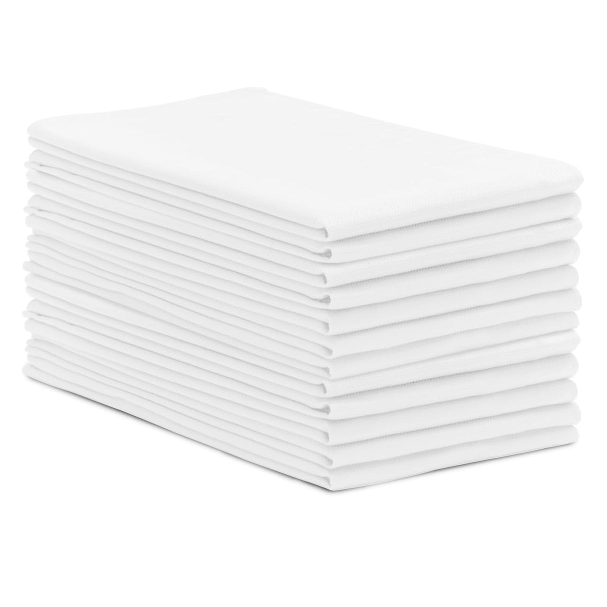 Avalon Towels Surgical Huck Towels (Pack of 12) Size 17x26 Inches, 100% Cotton Cleaning Cloths, Multi-Purpose, Perfect for Hospitals and Home (White)