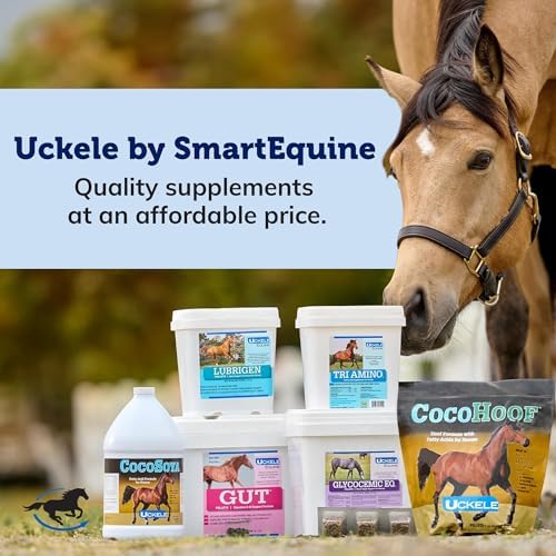 Uckele by SmartEquine CocoSoya Oil | Oil for Skin and Coat | Contains Soybean and Coconut Oil for Overall Coat Shine and Horse Health | Nourishing Fatty Acids for a Lustrous Appearance | 1 Gallon