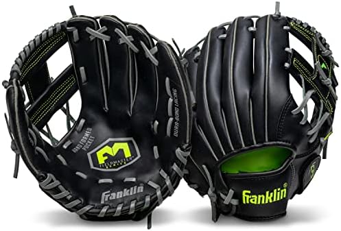 Franklin Sports Baseball + Softball Gloves - Field Master Adult + Youth Baseball + Softball Gloves - Right Hand + Left Hand Gloves - Infield + Outfield Mitts - Multiple Sizes + Colors