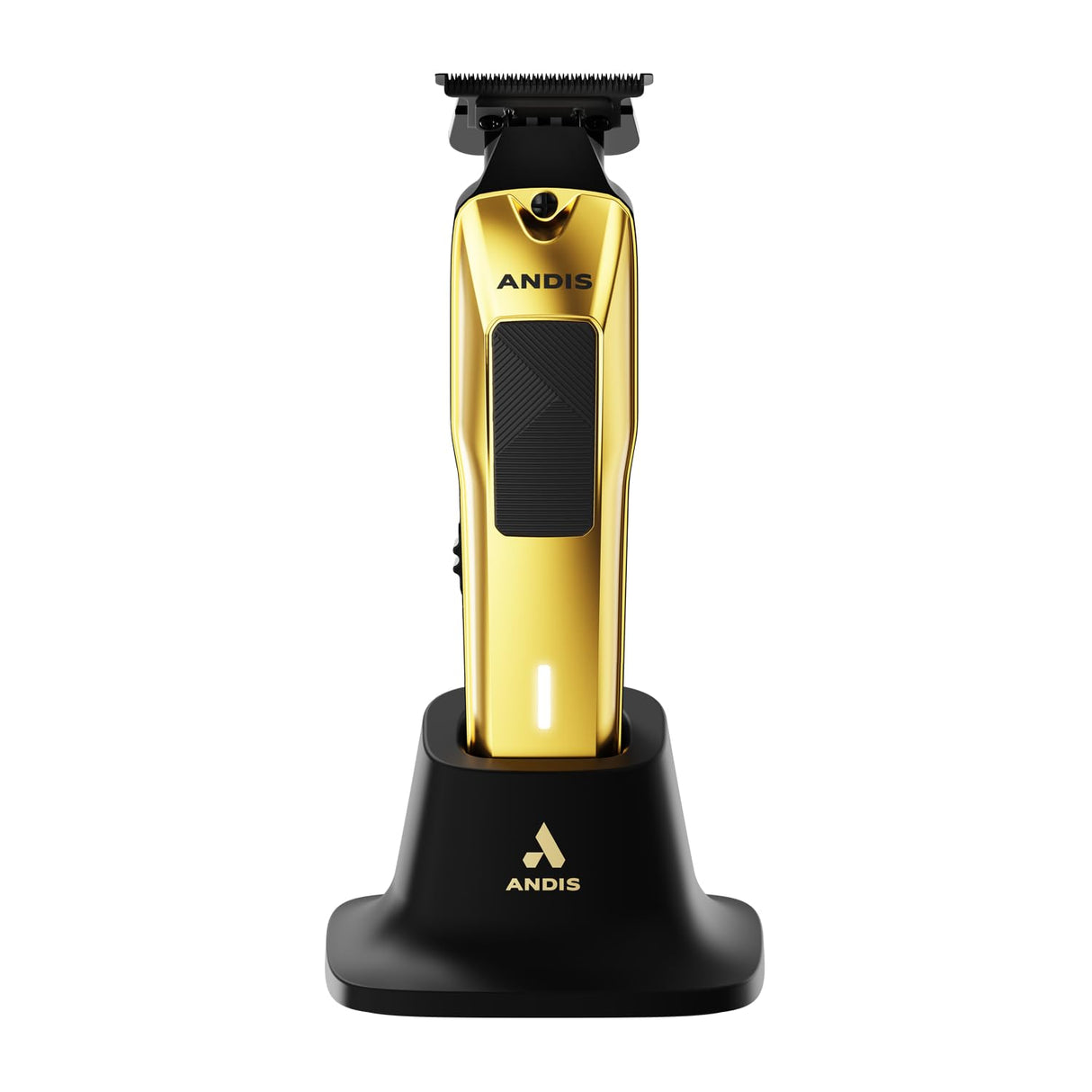 Andis 562310 Phenom Professional Cord/Cordless Lithium-ion Electric Beard & Hair Trimmer with Charging Stand, Gold