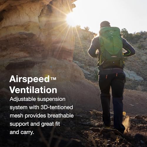 Osprey Stratos 24L Men's Hiking Backpack, Cetacean Blue