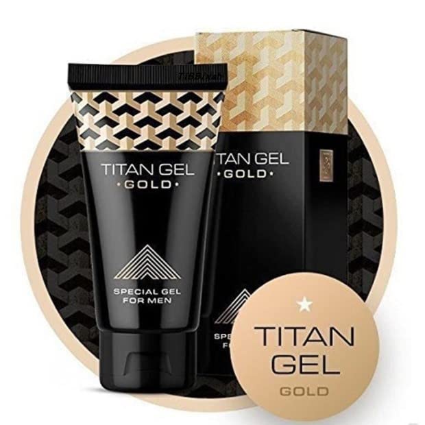 Titan Gel Gold for Men Original. Male Natural Massage Cream, 50ml