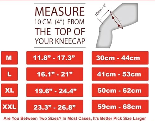 Hinged Knee Brace Support with Strap & Side Patella Stabilizers for Protection & Pain Relief for Arthritis, Meniscus Tear, ACL, MCL - Sports Compression Wrap for Running & Recovery - Men & Women (XXL)