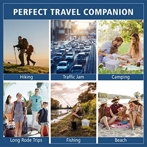 Portable Camping Toilet for Adults - Hapoon XL Portable Folding Toilet with Lid,Travel Portable Potty for Adults,Porta Potty Car Toilet