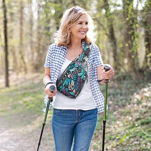 G4Free RFID Sling Bag Crossbody Backpack Small Chest Shoulder Bag Hiking Outdoor