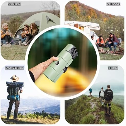 17,700 BTU Foldable Butane Camping Stove – 5,200W Portable Gas Burner with Carrying Bag for Outdoor Cooking, Backpacking & Emergency Use