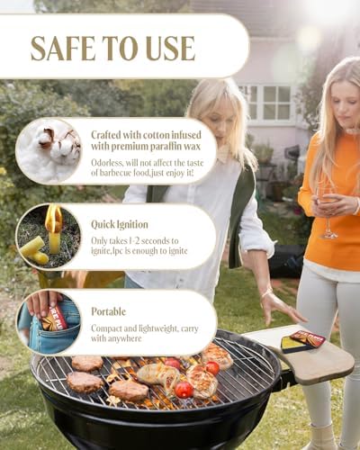 Fire Plugs Fire Starters - Windproof Fire Starter for Campfires Long Brun Time - Fire Starters for Fireplace,Chimney,BBQ Grill,Camping Fire,Wood Stove - Emergency Survival Tools 72pcs