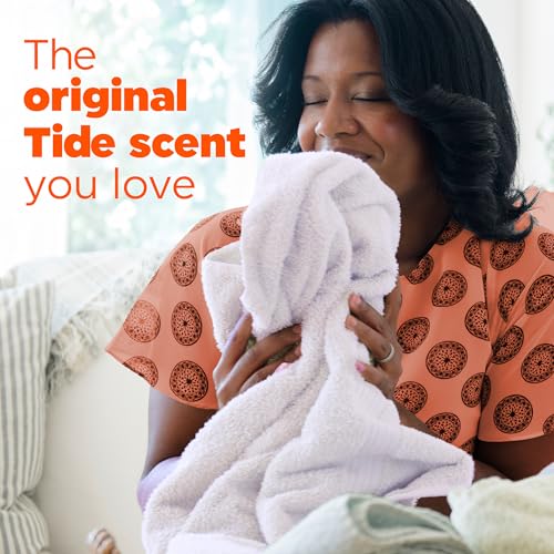 Tide PODS Laundry Detergent Pacs, 3-in-1 Stain Remover, Odor Fighter, Color Protector, 76 Count, HE compatible, Original Scent