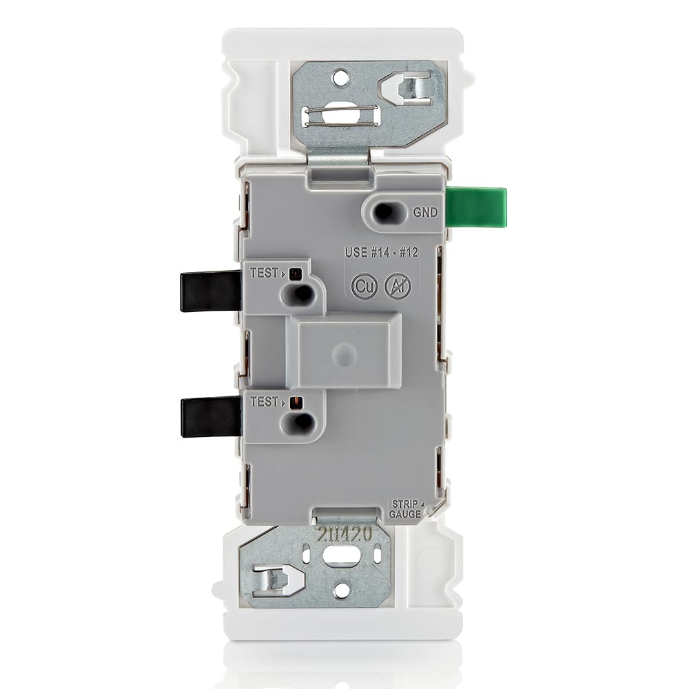 Leviton Lever Edge 15 Amp Single Pole Rocker Switch,E5601-MW,White,(Pack of 40)