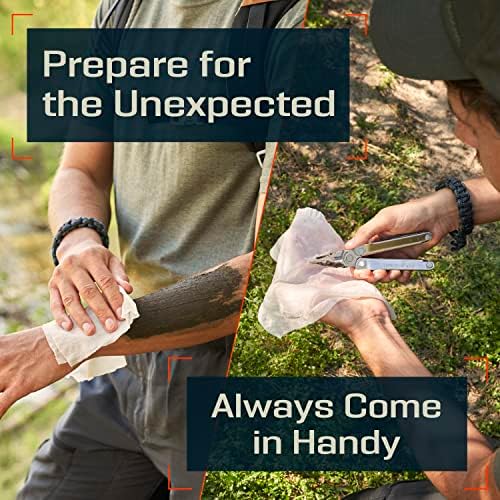 Compressed Towel Tablets - 100% Bamboo Camping Toilet Paper Tablets, Great for Hiking, Travel and Backpacking - Disposable Washcloths, Body Wipes, Paper Towel Coin Tissue - 100/250/500 Pack