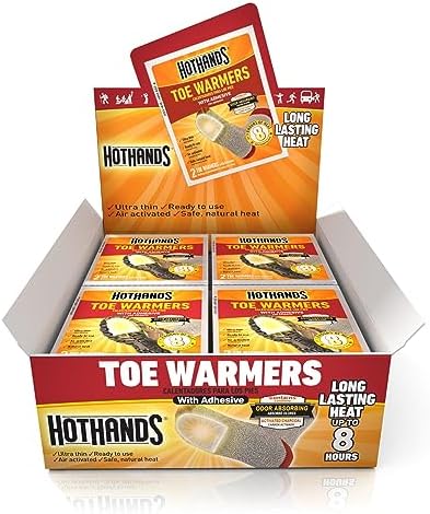 HotHands Toe Warmers - Long Lasting, Odorless, Air Activated - Up to 8 Hours of Heat - 40 Pair
