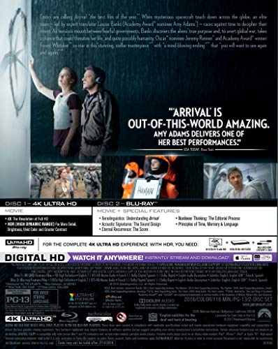 Arrival (4K UHD + Blu-ray + Digital)