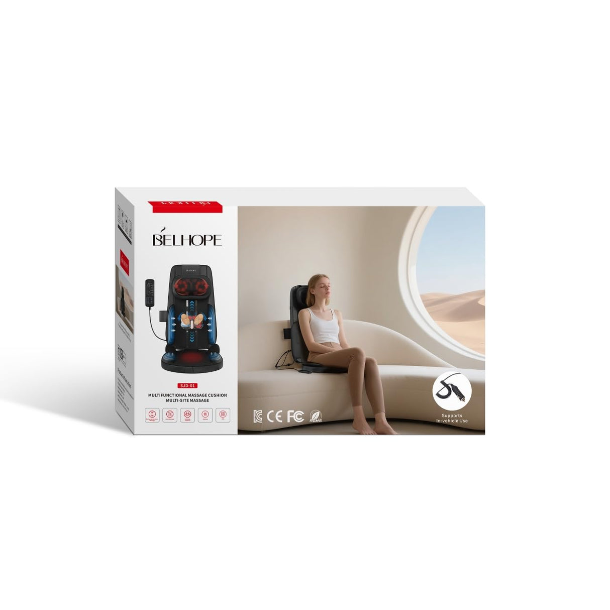 Shiatsu Neck and Back Massager with Heat, 4D Kneading Back Massager for Pain Relief Deep Tissue, Comfortable Back Massage for Chair, Massager for Home Office, Christmas Gifts for Women Men Parents