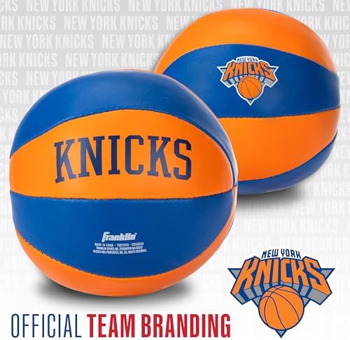 Franklin Sports NBA Toy Basketballs - 2 Pack of Kids Soft Mini Basketballs for Over the Door + Indoor Hoops - NBA Fan Shop Kids Soft Toy Basketballs - (2) Mini Balls Included