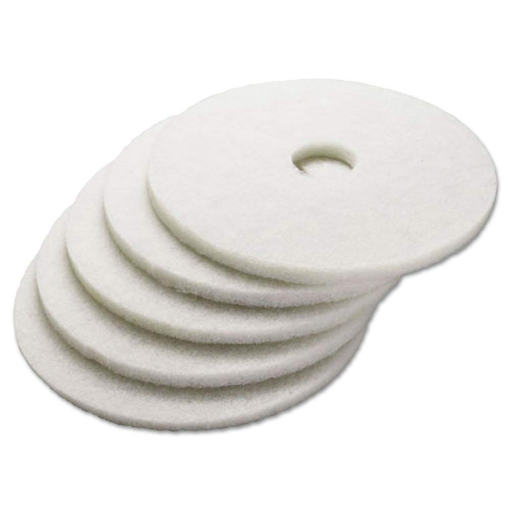 Boardwalk BWK4020WHI Standard Floor Pads, 20" Diameter, White (Case of 5)