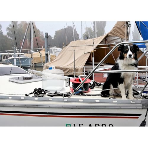 Collapsible Water Container Jug with Spigot, 2 Packs 5.3 Gallon BPA Free Camping Water Storage Carrier for Outdoor Hiking Backpacking & Emergency Survival Kit, Foldable Portable Canteen