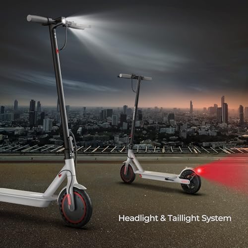 Electric Scooter for Adults, 8.5"/10" Tires, 19/22Mph, 350W/500W Motor, 21-28 Miles Range, Folding E-Scooter with Dual Suspension,APP(V1/SPRO/MAX/PRO)