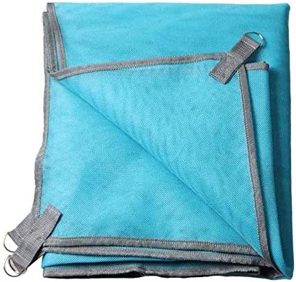 Lopie Sand Proof Blanket Sand Free Lightweight Compact Large Beach Towel Mat Fast Dry Waterproof Easy Clean Ultra Portable Blanket (Blue, 79-79)