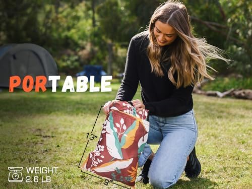 WEKAPO Inflatable Lounger Air Sofa Hammock-Portable,Water Proof& Anti-Air Leaking Design-Ideal Couch for Backyard Beach Traveling Camping Picnics & Music Festivals