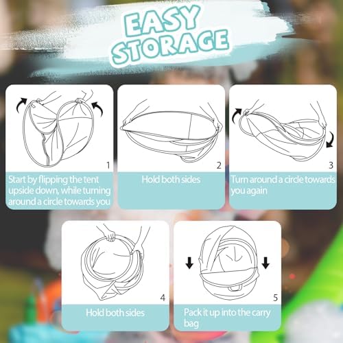 Action Air Portable Anti-UV Pop-Up Beach Tent- Ultimate Sun Shelter & Kids' Play Tent