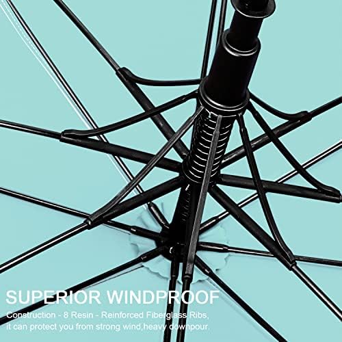 G4Free 47/54/62/68 Inch UV Protection Golf Umbrella Auto Open Vented Double Canopy Oversize Extra Large Windproof Sun Rain Umbrellas