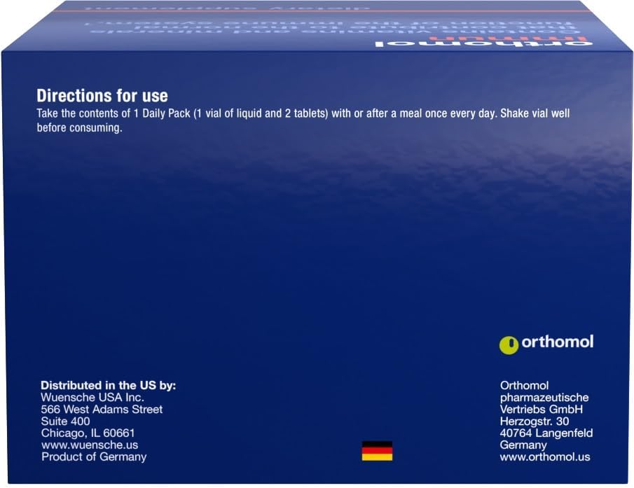 Orthomol Immun Vial, Immune Support Supplement,Capsule 30-Day Supply, Vitamins A, B, C, D, E, Zinc, Iodine