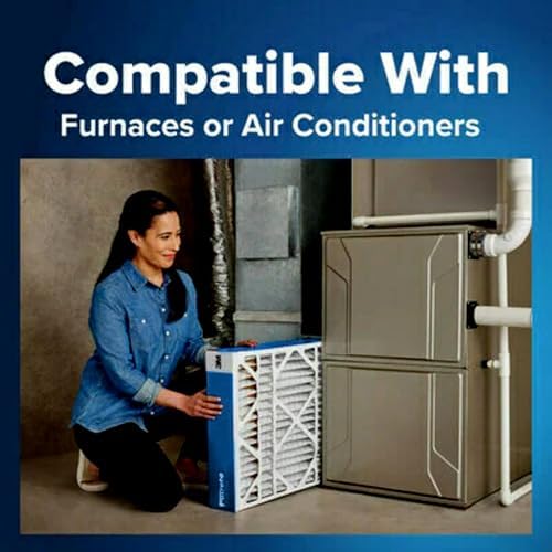 Filtrete 20x25x5 AC Furnace Air Filter, MERV 13, MPR 1900, Premium Allergen, Bacteria & Virus Filter, Electrostatic Air Cleaning Filter, 2-Pack (Actual Size 19.56 x 24.13 x 4.75 in)