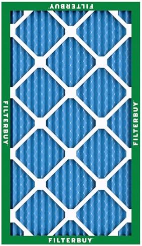 Filterbuy 12x24x1 Air Filter MERV 13 Optimal Defense (6-Pack), Pleated HVAC AC Furnace Air Filters Replacement (Actual Size: 11.50 x 23.50 x 0.75 Inches)