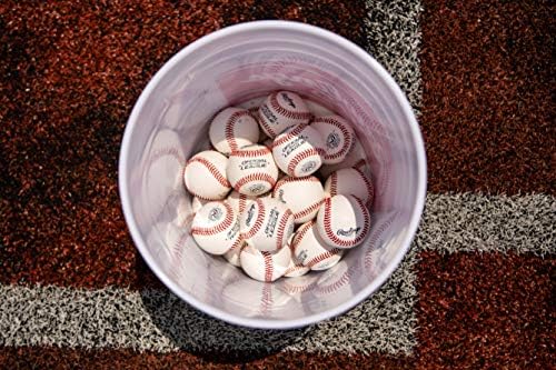 Rawlings | Official League Competition Grade Baseballs | ROLB1X | Game/Practice Use | Youth/14U | Bucket | 24 Count