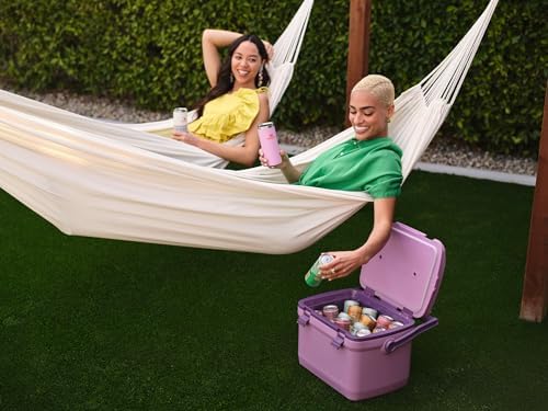 Stanley Adventure Outdoor Cooler 16 qt | Heavy Duty Outdoor Camping Cooler with Easy Carry Top Handle | 36 Hour Cooling Ice Chest for 21 Cans| BPA-Free | Pomelo