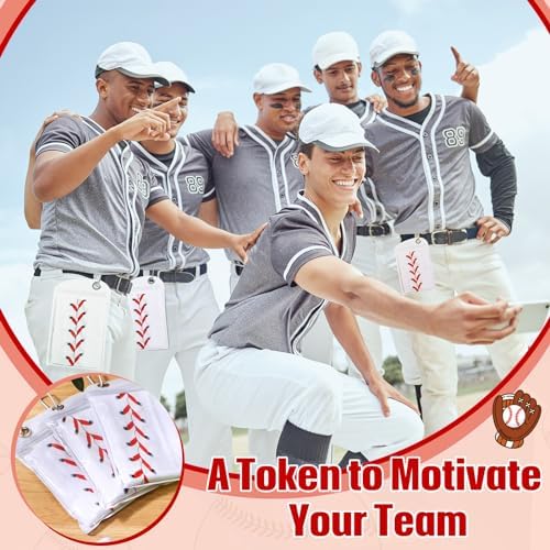 6 Pack Baseball Cooling Towels for Boys, White Sports Towels with Bags, 40"x12" Breathable Chilly Towel, Microfiber Towel for Baseball Sport Team Gift