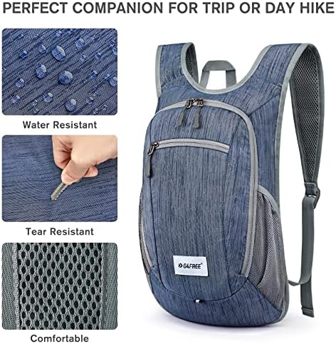 G4Free 10L/15L Hiking Backpack Lightweight Packable Hiking Daypack Small Travel Outdoor Foldable Shoulder Bag
